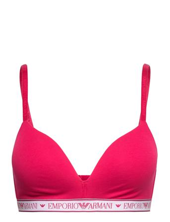 Padded Triangle Bra Lingerie Bras & Tops Soft Bras Non Wired Bras Rosa Emporio Armani