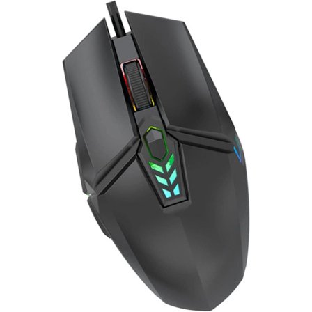 Ledningsført, lydløs 1000 1200 1600 DPI stationær bærbar tastatur, sort