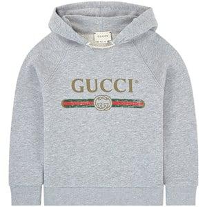 Kids - Gucci Grey Logo Hoodie 4 years - Jumpers and knitwear - 4 years - Grey