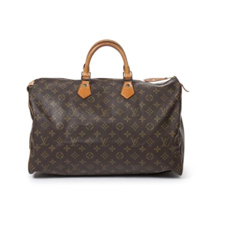 Louis Vuitton Vintage, Pre-owned Speedy 40 Bruin, Dames, Maat:ONE Size