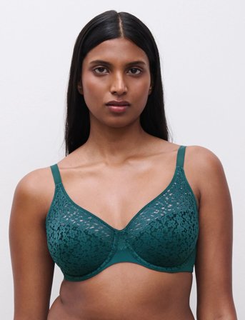 CHANTELLE Norah Underwire Covering Molded Bra - Green - E x 75
