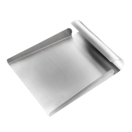 Grøntsagsskovl, alsidigt køkkenredskab, 15 cm, dejsskrape, kokkens grøntsagstaxi i rustfrit stål, køkkenspatel