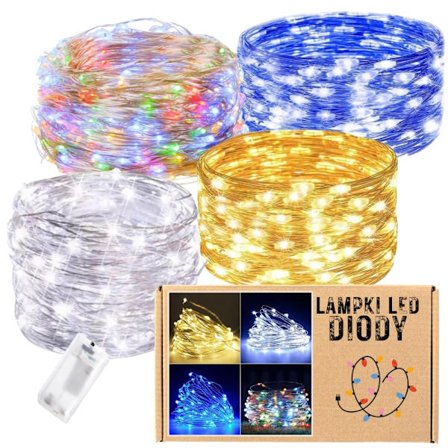 LED-belysning, batteridrivna ljusslingor, julgransbelysning, 20 lysdioder, 2m, kall, varm_MGF