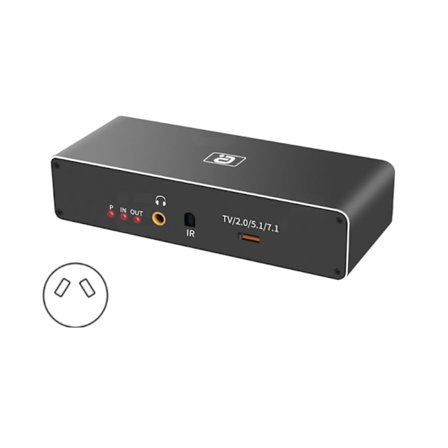 Audio Extraktor för 8K60Hz HDMI-kompatibel 2.1 Splitter Adapter 8K60Hz 4K120hz Stöd Optisk/Koaxial/3.5 Ut DTSHD