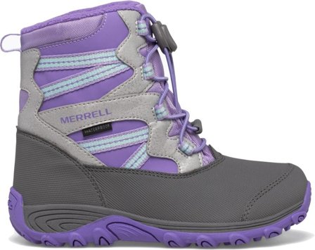 Merrell Kids Outback Snow Boot lasten talvikenkä, violetti/hopea - Talvikengät