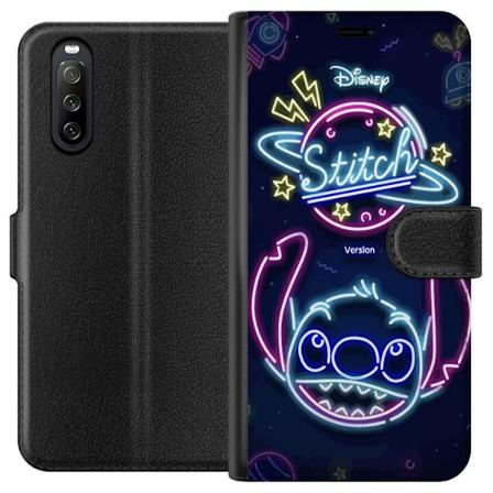 Sony Xperia 10 III Lommeboketui Stitch Neon