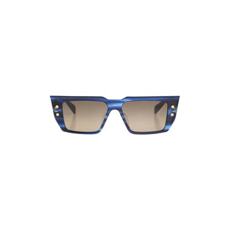 Balmain, B-Vi sungles Blauw, unisex, Maat:ONE Size