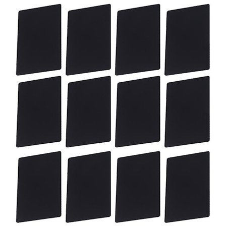 100 stk Blanke Visitkort Aluminium Plade Navnekort Tilpasset Graveret Aluminium Plade DIY Gavekort