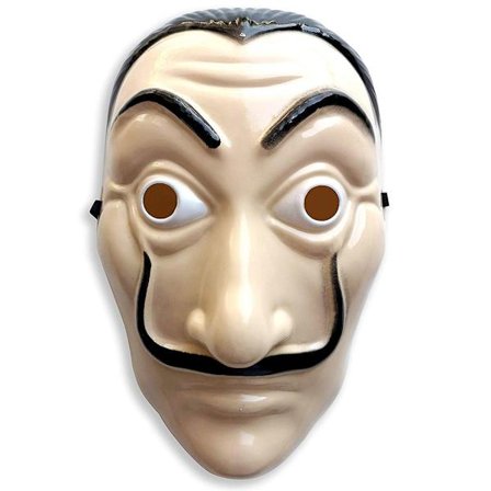 The Paper House Mask Cosplay Movie Mask Andas realistisk festmask