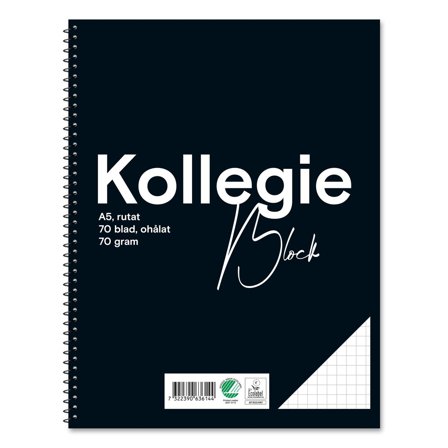 Kollegieblock A5 70g 70 blad rutat ohålat - Lyreco - Kontorsmaterial - Block och anteckningsböcker - Kollegieblock