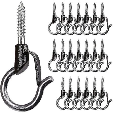 20 kpl jouluvalojen ripustuskoukkuja, helppo irrottaa ulkovalot ja keijut valot jouluvalo Uusi vuosi