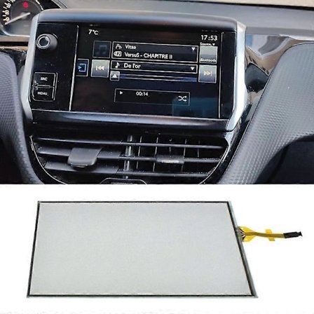 For Peugeot 208 2008 308 / Citroen C5 Bil Kontaktskjerm Glass Digitaliserer Display Berøringsskjerm LAM070G004A GCX156AKM