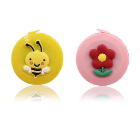 Sett med 2 uttrekkbare målebånd for måling av lengde, bryst, midje osv. 150 cm