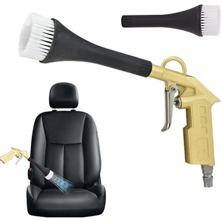 Bil Luftblåser, Bilblåser - Innvendig Rengjøring Luftblåser - Biltørker Luftblåser, kompatibel med Kjøretøy Polstring Teppe Sete, Verktøy