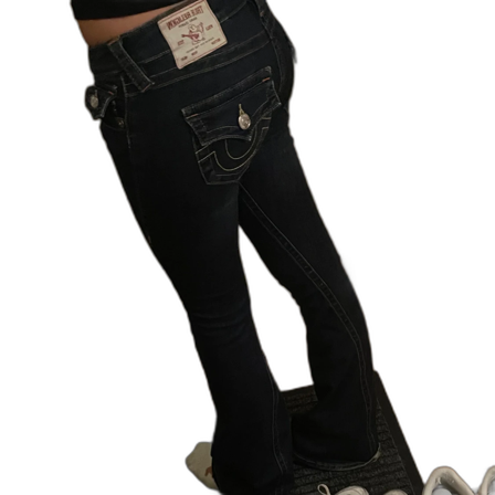 True Religion mörkblå bootcut jeans
