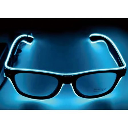 United LG2597 LED-briller med blått lys