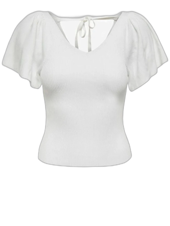 Ribbad topp från ONLY