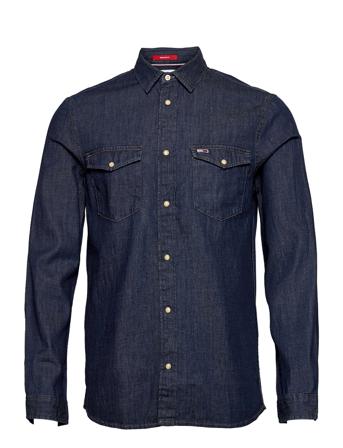 Tjm Western Denim Shirt Blue Tommy Jeans