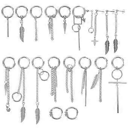 1 Set Hängande Örhängen Set Hängande Kedjeörhängen Personliga Smycken