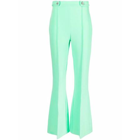 Chiara Ferragni Collection, Chiara Ferragni Trousers Green Zielony, Kobieta, Rozmiar: 3XS