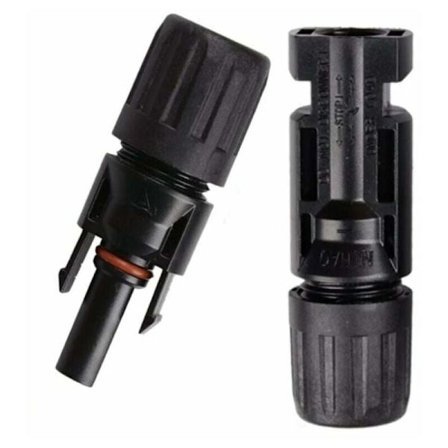 Hane Hona Kontakter för Solcellsapplikationer, Vattentäta och Dammtäta Solkabelskontakter med Inbyggt UV-skydd, Hög Prestanda