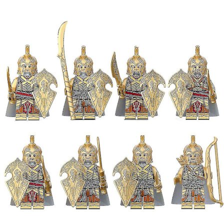 8 stk Ringenes Herre-film Noldor Warrior Guard Building B