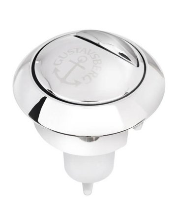 Gustavsberg GB19299P0201 Spyleknapp for WC, krom, Baderom