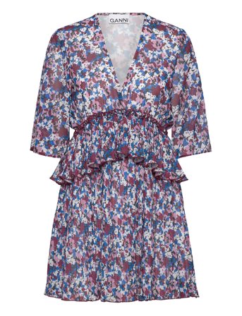 Ganni | Pleated Georgette | 36