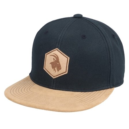 Astrology - Capricorn Zodiac Patch Black/Suede Snapback Snapback Black Cap - @ Hatstore