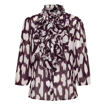 Saint Tropez Liljasz 3/4 shirt Lilla, Dame Skjorter