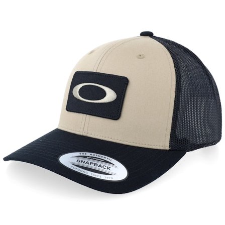 Oakley - Beige trucker Caps - "Oakley O Original Black/Stone Trucker " @ Hatstore
