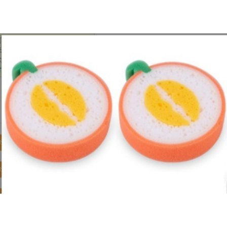 To Hami melon frugt fortykkede svampeklude til rengøring af opvask svamp opvaskeklud fade og pander kan genbruges til madlavning og brug