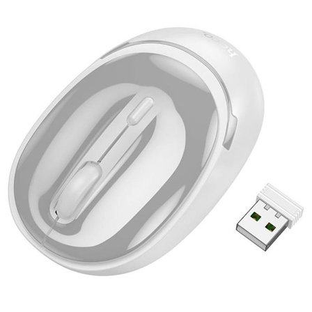 Hoco Trådlös Datormus 2.4G 1600 DPI GM34 - Vit