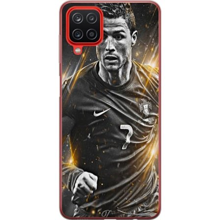 Yhteensopiva Puhelinkuori Samsung Galaxy A12 Cristiano Ronaldo