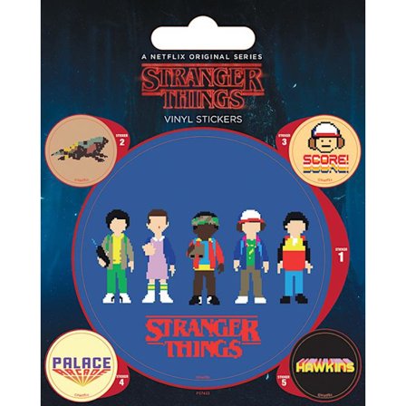Vinyl Sticker Pack - Klistermärken - Stranger Things (Arcade)