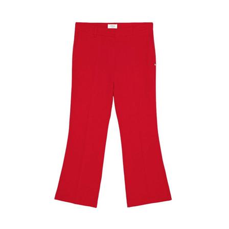Ottod'Ame Calças Cigarret , Rood , Dames , Maat: M Wijde Broeken