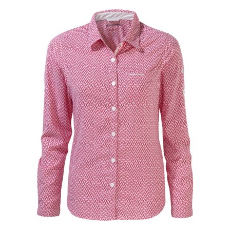 Craghoppers Women's NosiLife Verona II Long-Sleeved Shirt Women long-sleeved shirts Pink 34
