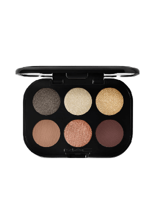 MAC Cosmetics Connect In Colour Eyeshadow Palette 6 Ögonskuggor Unisex Brun 6.25g