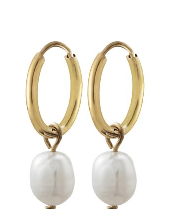 Edblad Perla Hoops - Gold - ONE SIZE