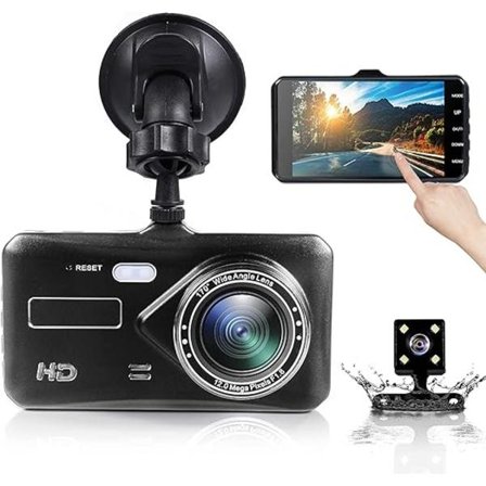 Touch Screen Bilkamera Dash CAM 1080P Full HD 170 Vinkel