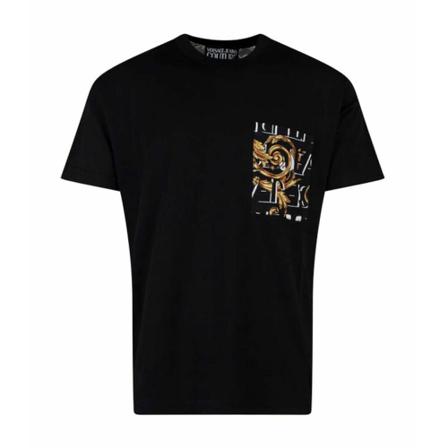 Versace Jeans Couture T-Shirts Sort, Herre, Størrelse: M