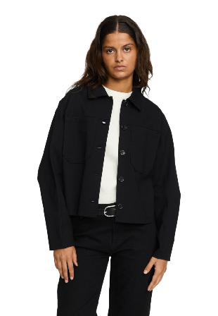 Soft Rebels Srhuma Jacket - Black Kappor Dam Svart M