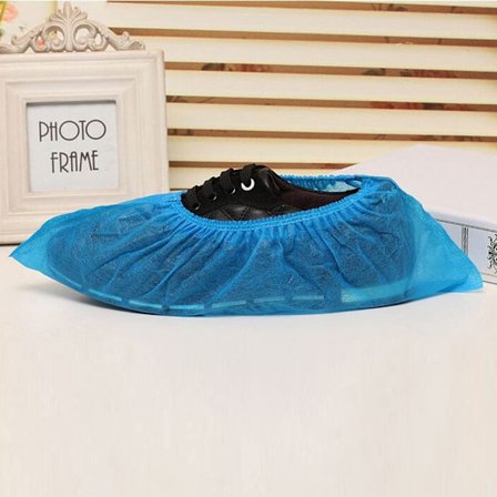 Blå - 50 stk. engangssko overtræk Arbejdstøj Engangssko