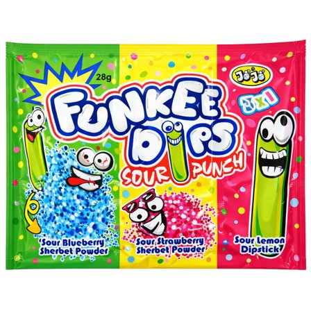 3 i 1 Godispinne med Pulver Sur 28 g