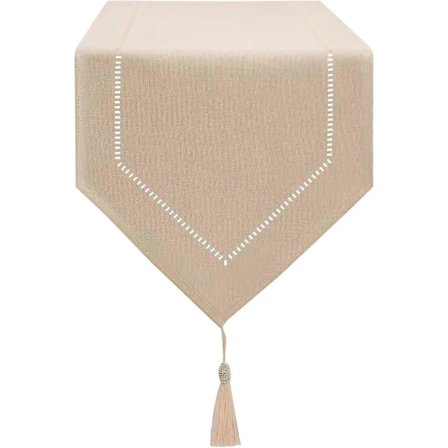 1 stk. linbordløper i ensfarget farge, moderne og stilren