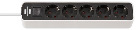 Brennenstuhl Steckdosenl. Ecolor 5-fach F-FEEDS