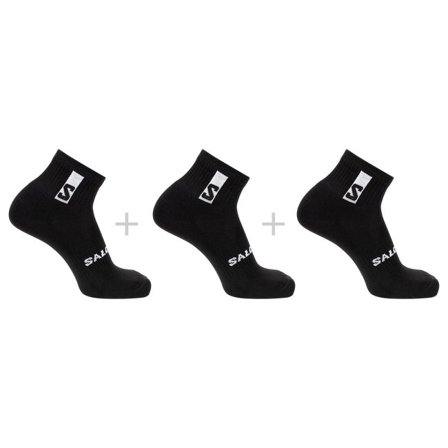 Salomon - Unisex ponožky Everyday Ankle 3-pack - Black / Black / Black