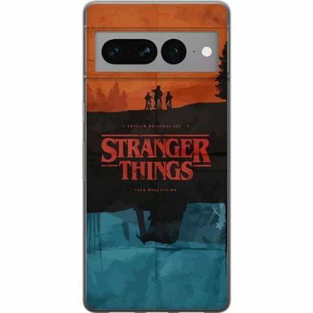 Google Pixel 7 Pro Genomskinligt Skal Stranger Things