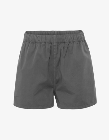 Women Organic Twill Shorts - Storm Grey XL