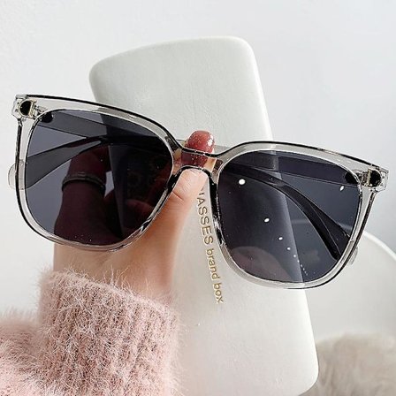 Fashion Överdimensionerade Solglasögon Kvinna Märke Designer Vintage Kvadratiska Solglasögon Kvinnliga Stora Ram Gradient Nyanser Oculos De Sol